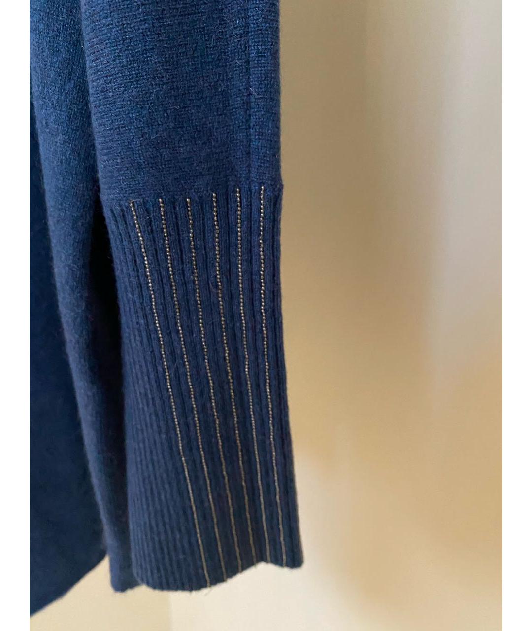 FABIANA FILIPPI Темно-синяя кашемировая водолазка, фото 3