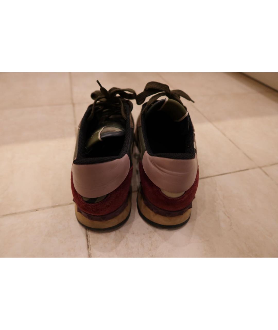 VALENTINO Хаки низкие кроссовки / кеды, фото 4