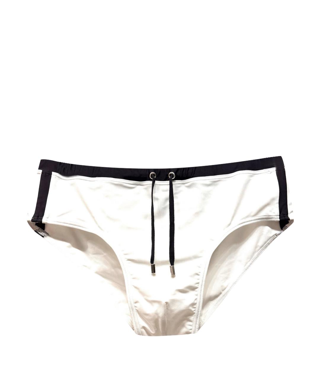 BALMAIN Белые полиамидовые плавки, фото 1