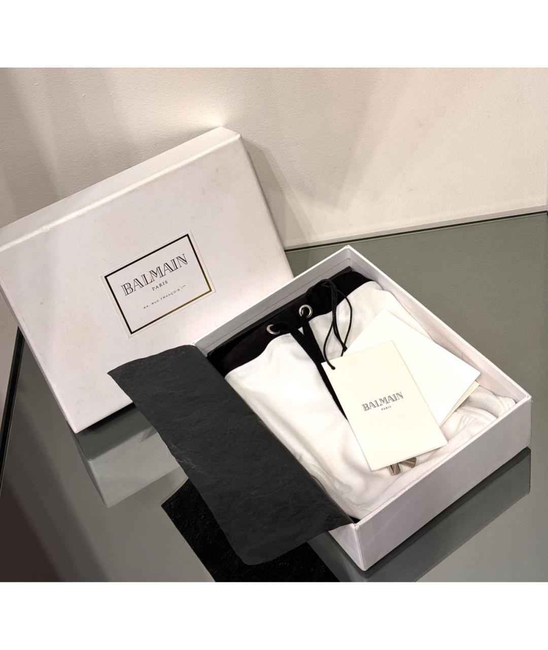 BALMAIN Белые полиамидовые плавки, фото 5