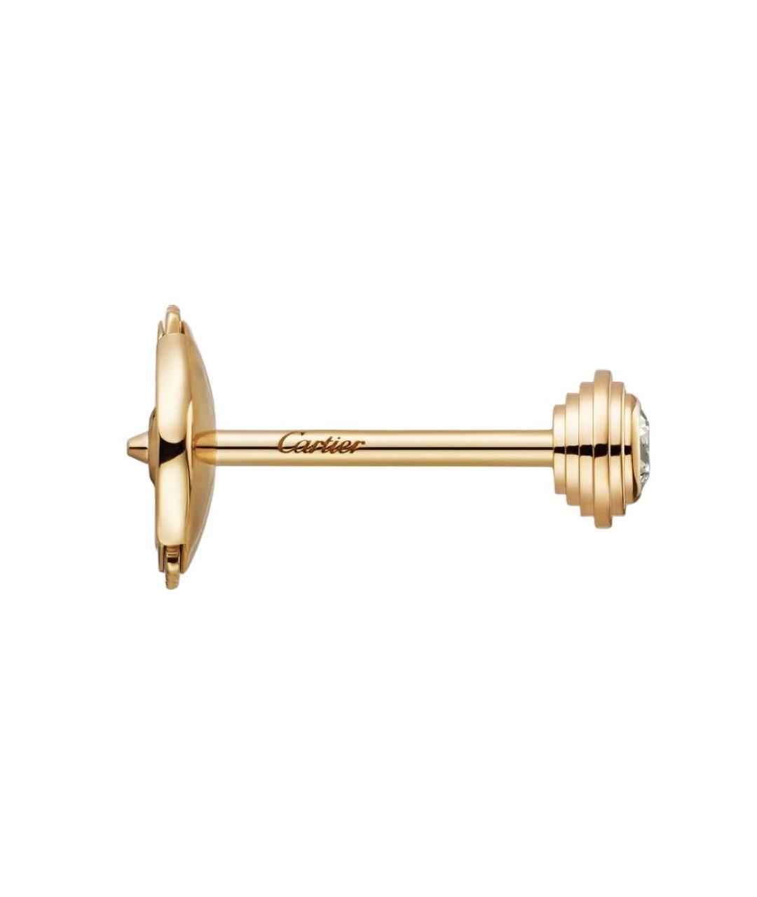 CARTIER Золотые серьги из желтого золота, фото 2