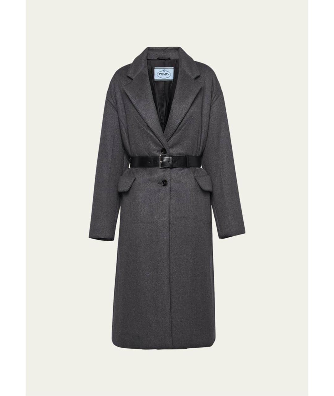 PRADA Серое пальто, фото 9