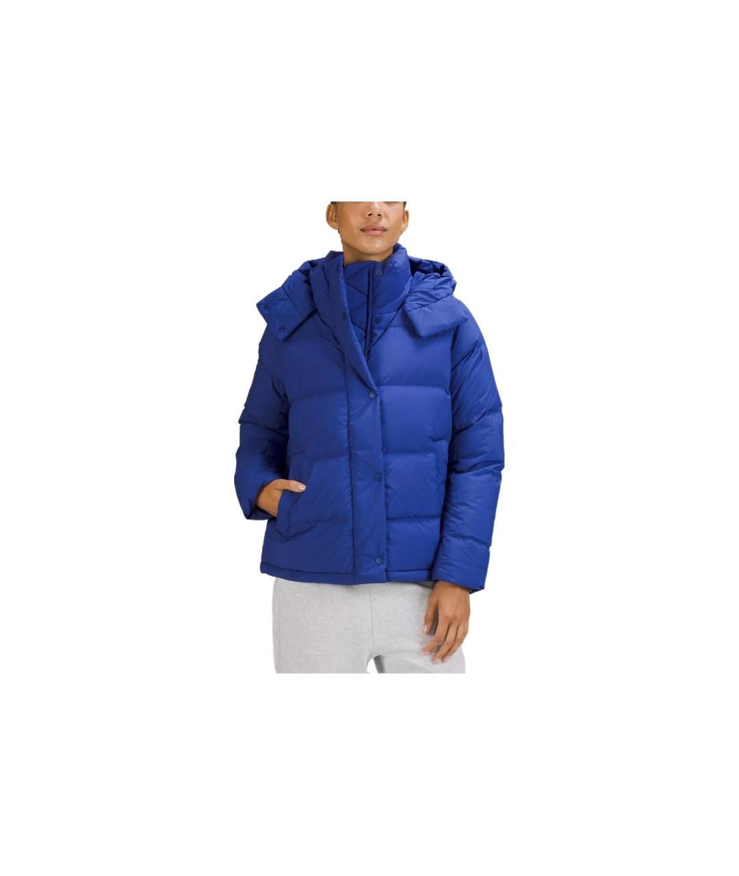 Lululemon Синяя полиамидовая куртка, фото 3