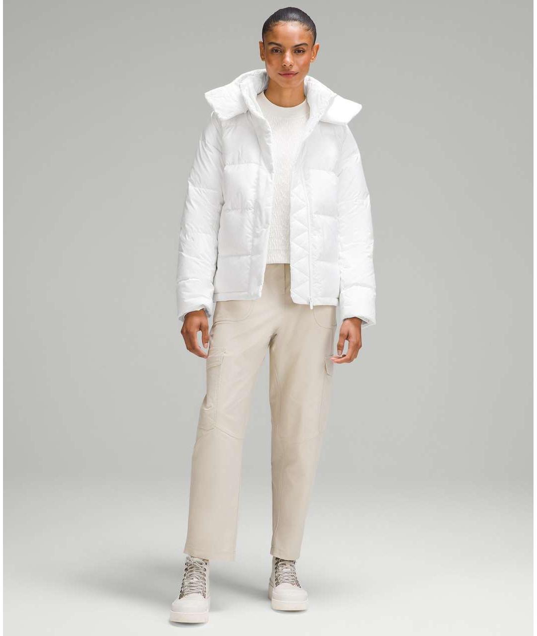 Lululemon Белая полиамидовая куртка, фото 3