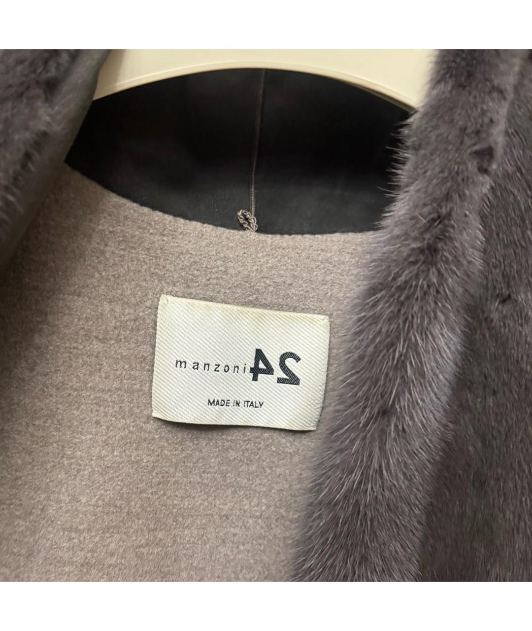 MANZONI 24 Антрацитовый кашемировый жилет, фото 2