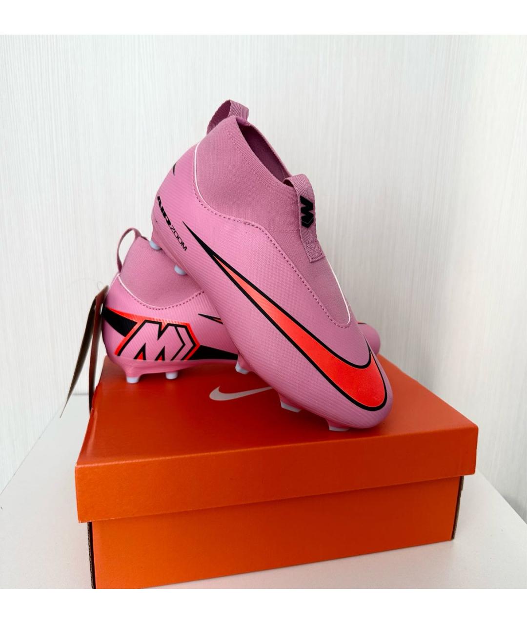 NIKE Розовые кеды, фото 2