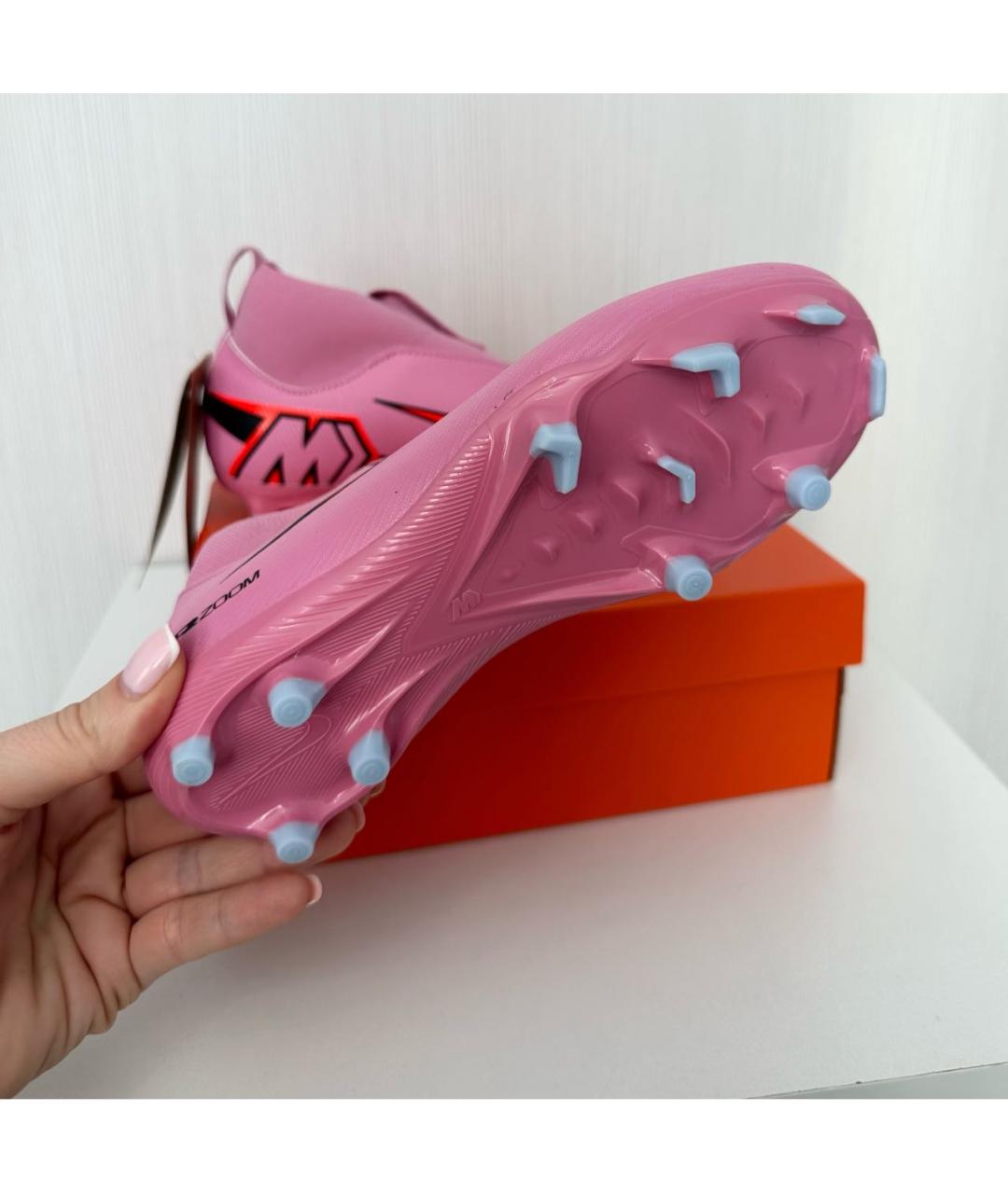 NIKE Розовые кеды, фото 6