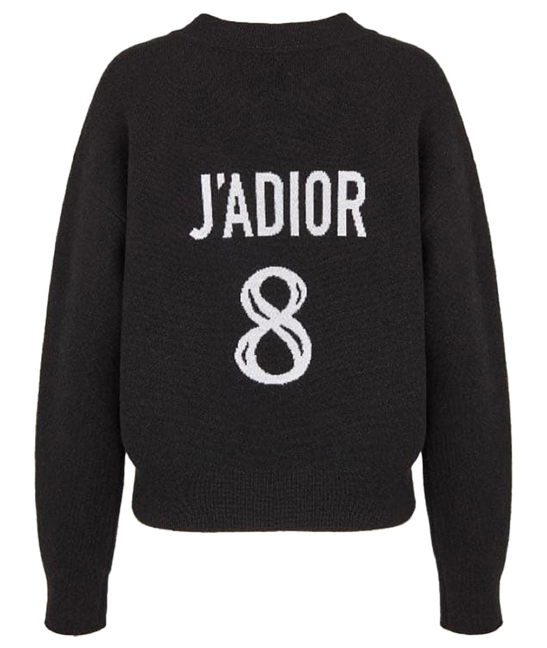 CHRISTIAN DIOR Черный кашемировый джемпер / свитер, фото 1