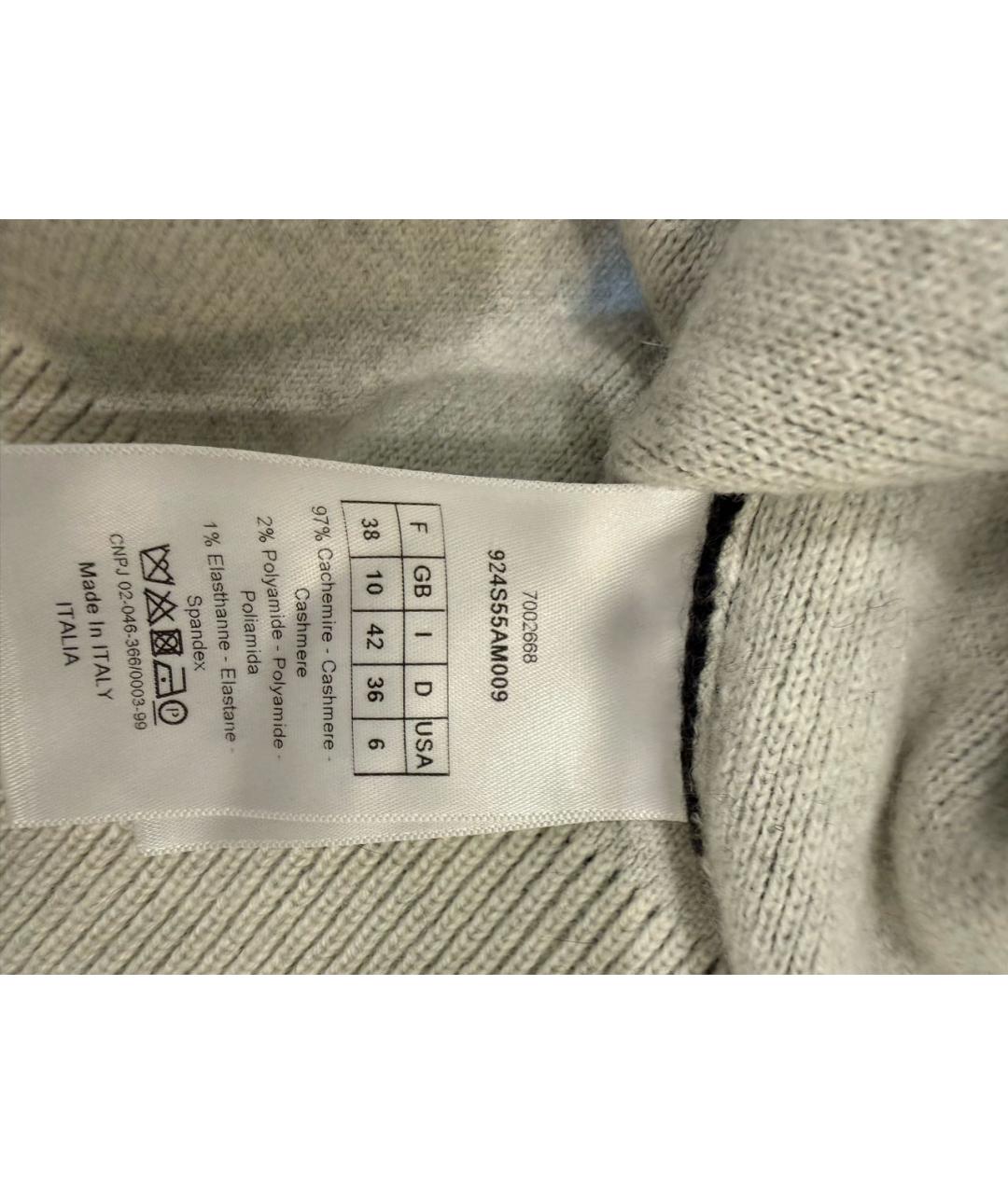 CHRISTIAN DIOR Черный кашемировый джемпер / свитер, фото 3