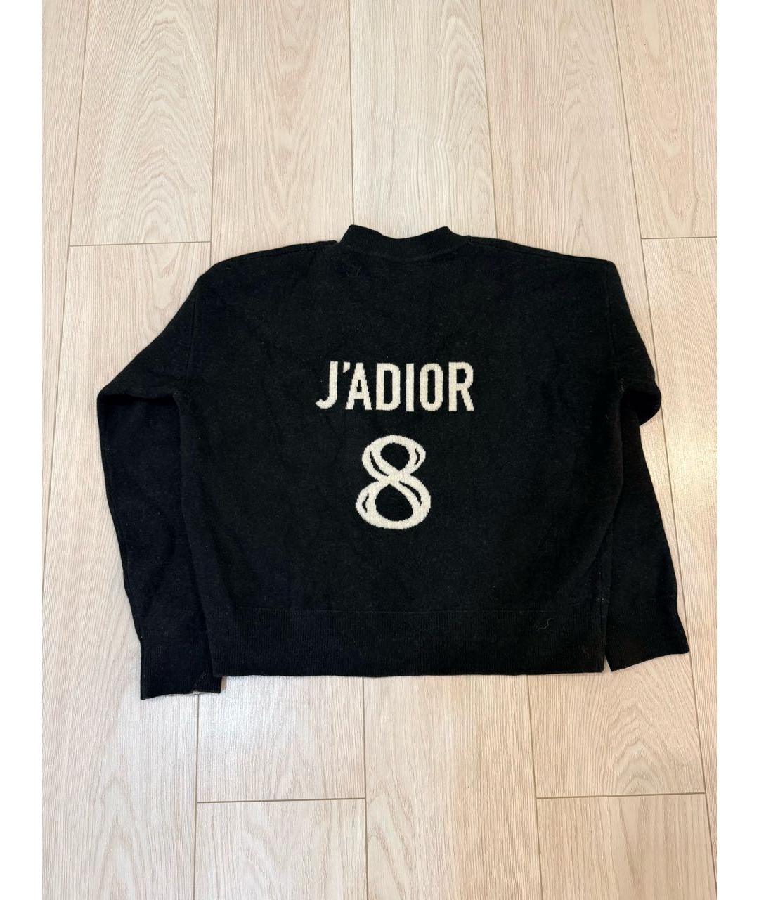 CHRISTIAN DIOR Черный кашемировый джемпер / свитер, фото 4