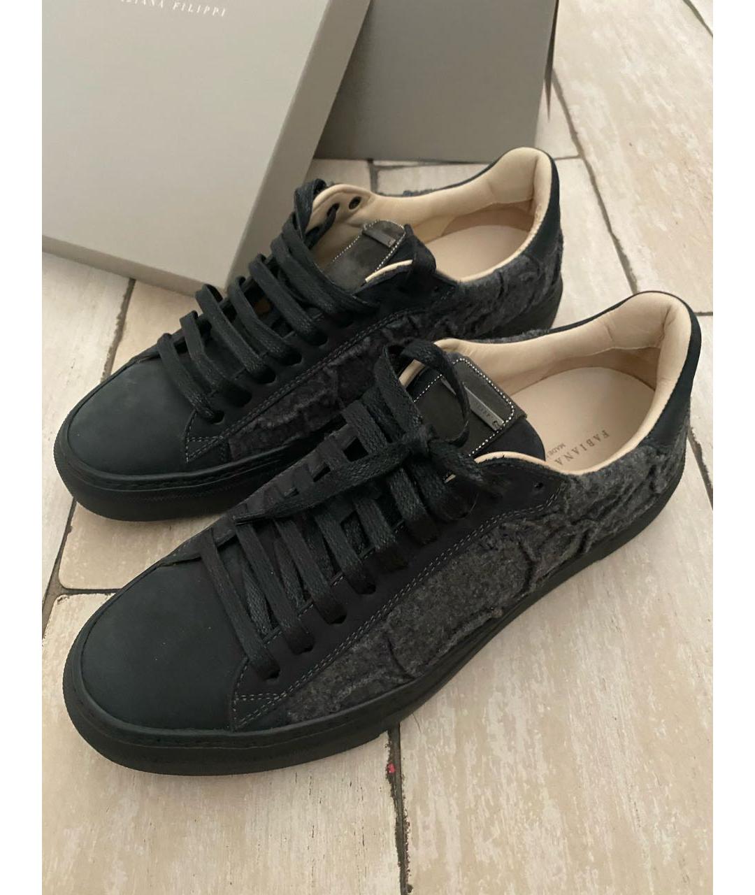 FABIANA FILIPPI Антрацитовые кеды, фото 6