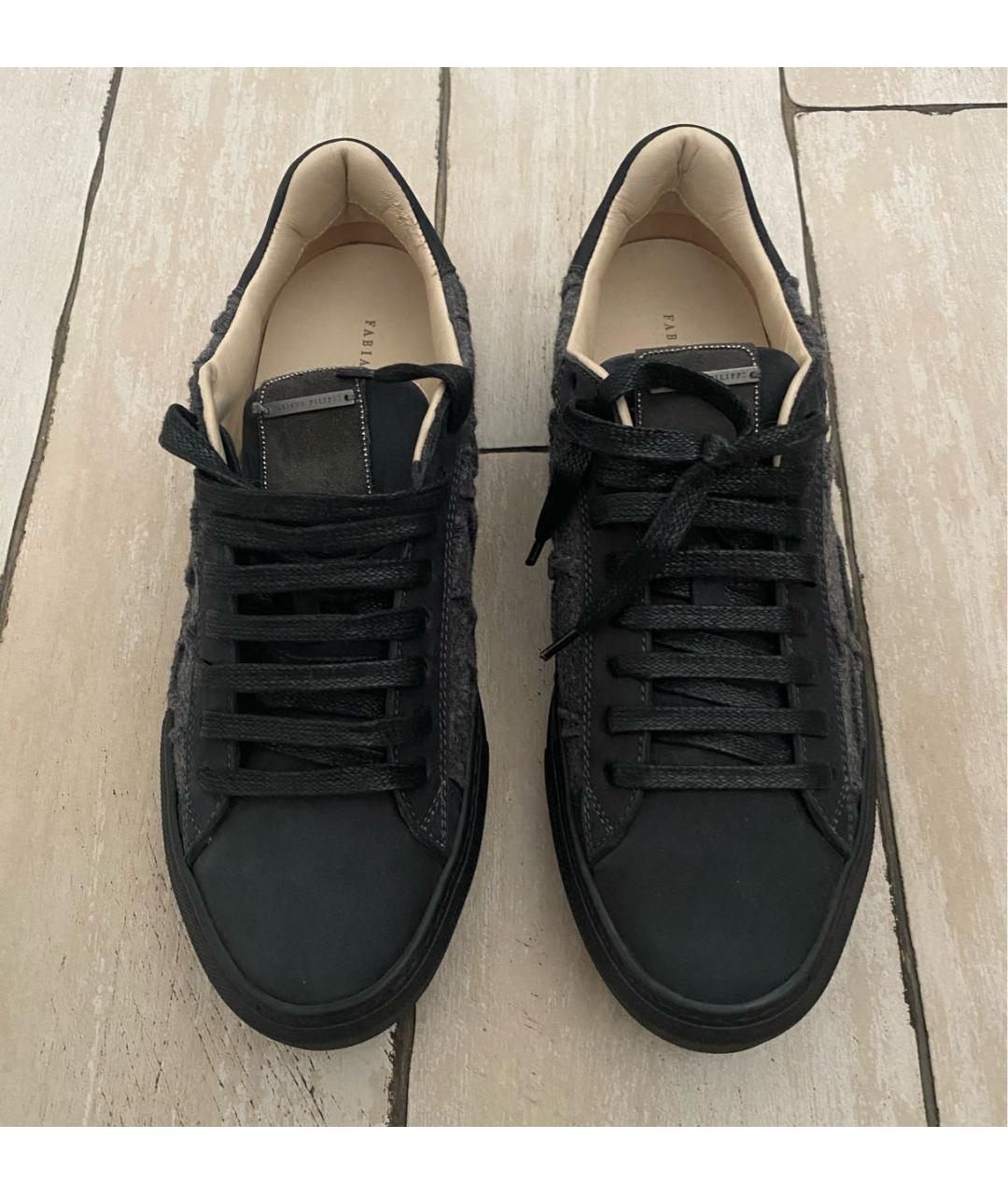 FABIANA FILIPPI Антрацитовые кеды, фото 7