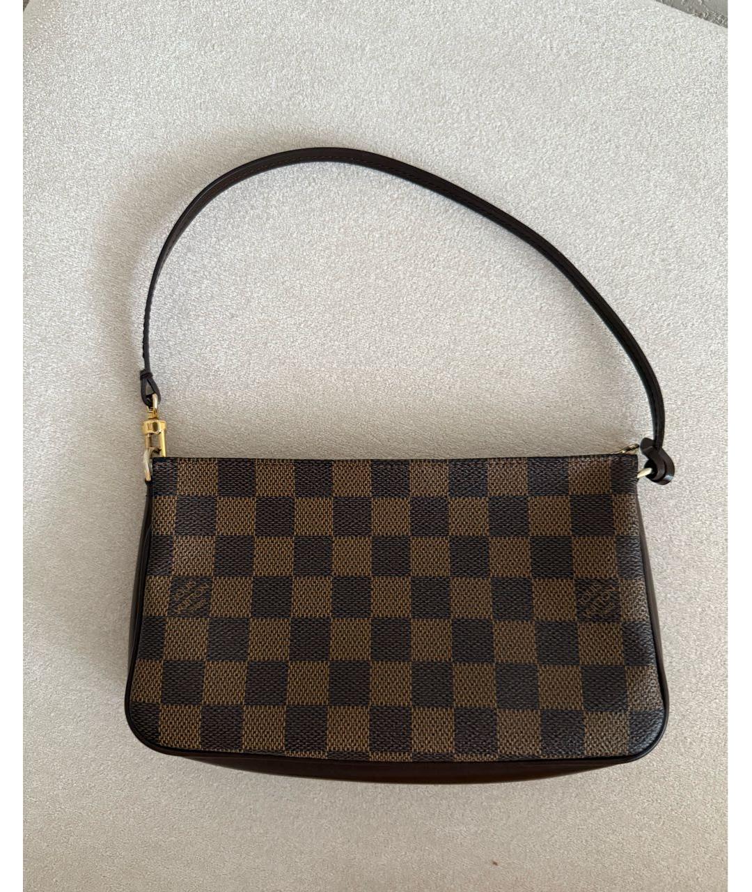 LOUIS VUITTON Коричневая сумка с короткими ручками, фото 8