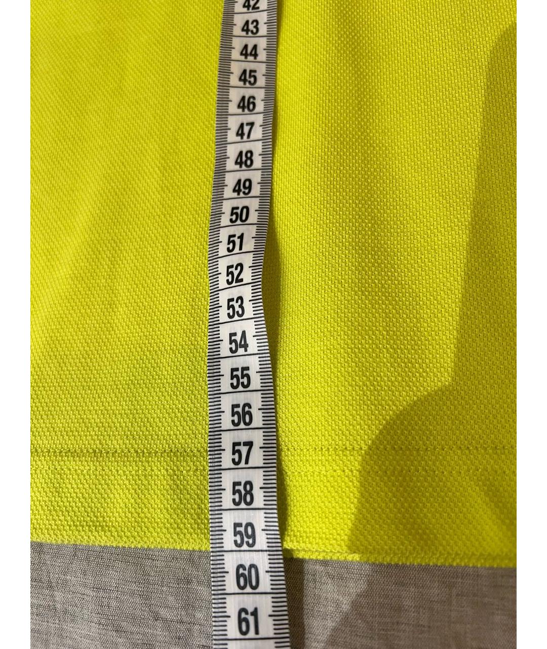 BOTTEGA VENETA Желтая хлопковая футболка, фото 5