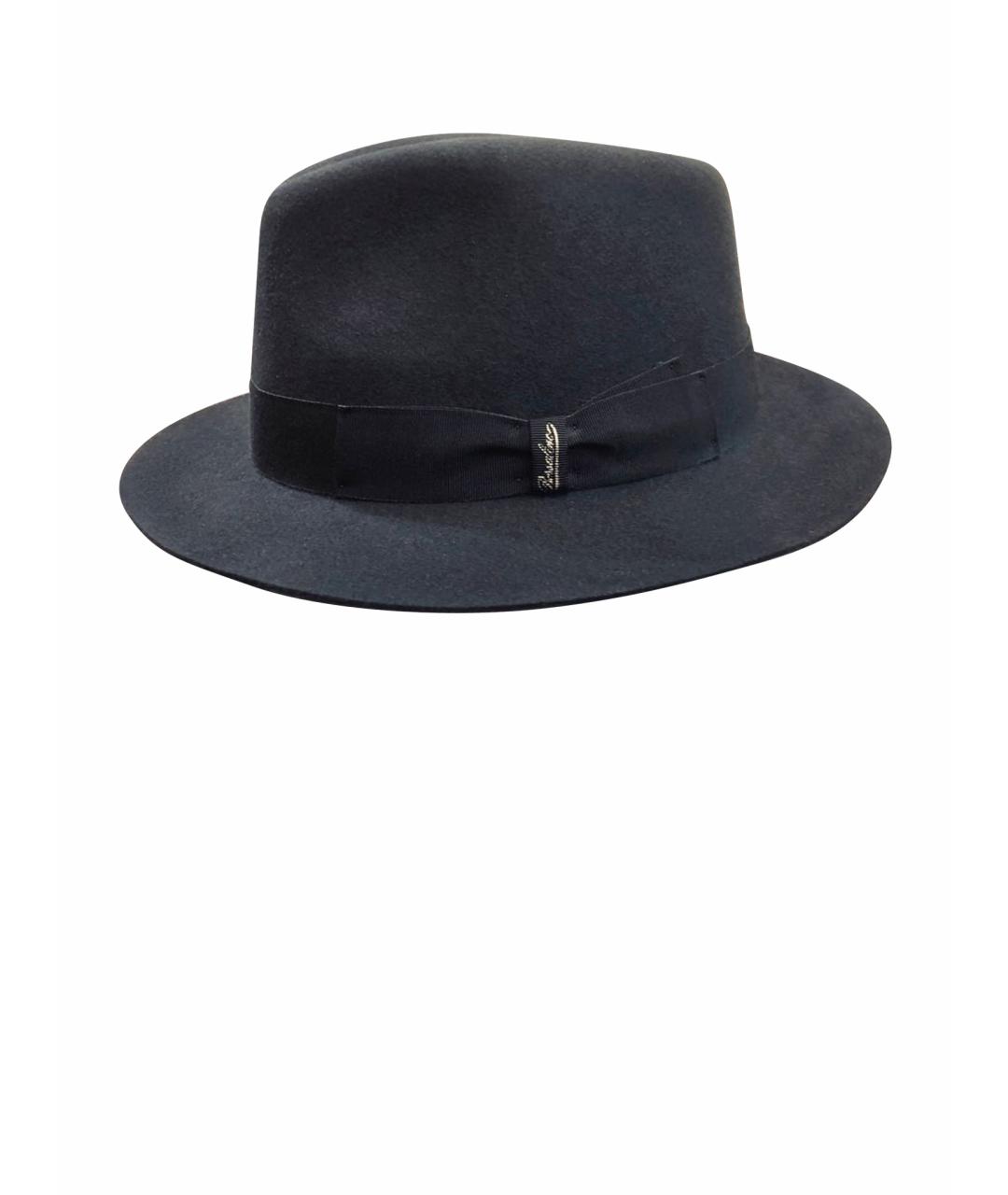 BORSALINO Серая шерстяная шляпа, фото 1