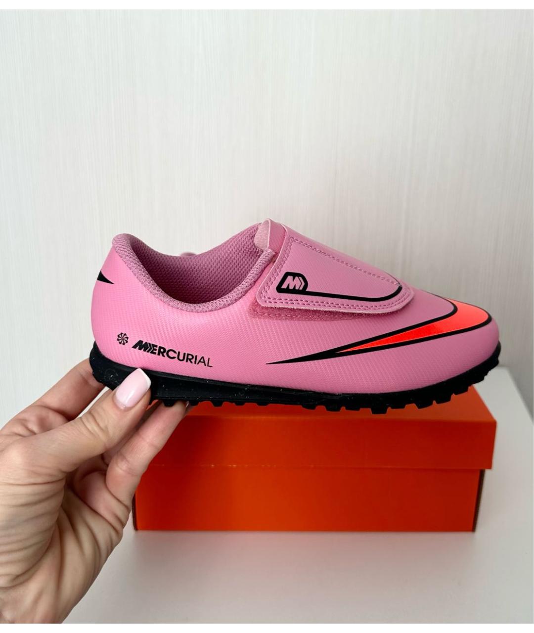 NIKE Розовые кеды, фото 4