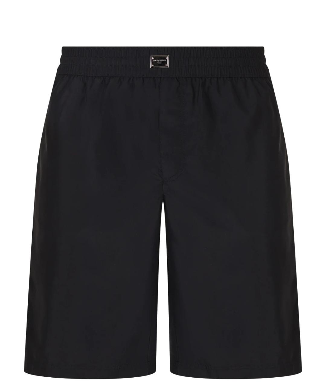 DOLCE&GABBANA Черные полиамидовые шорты, фото 1