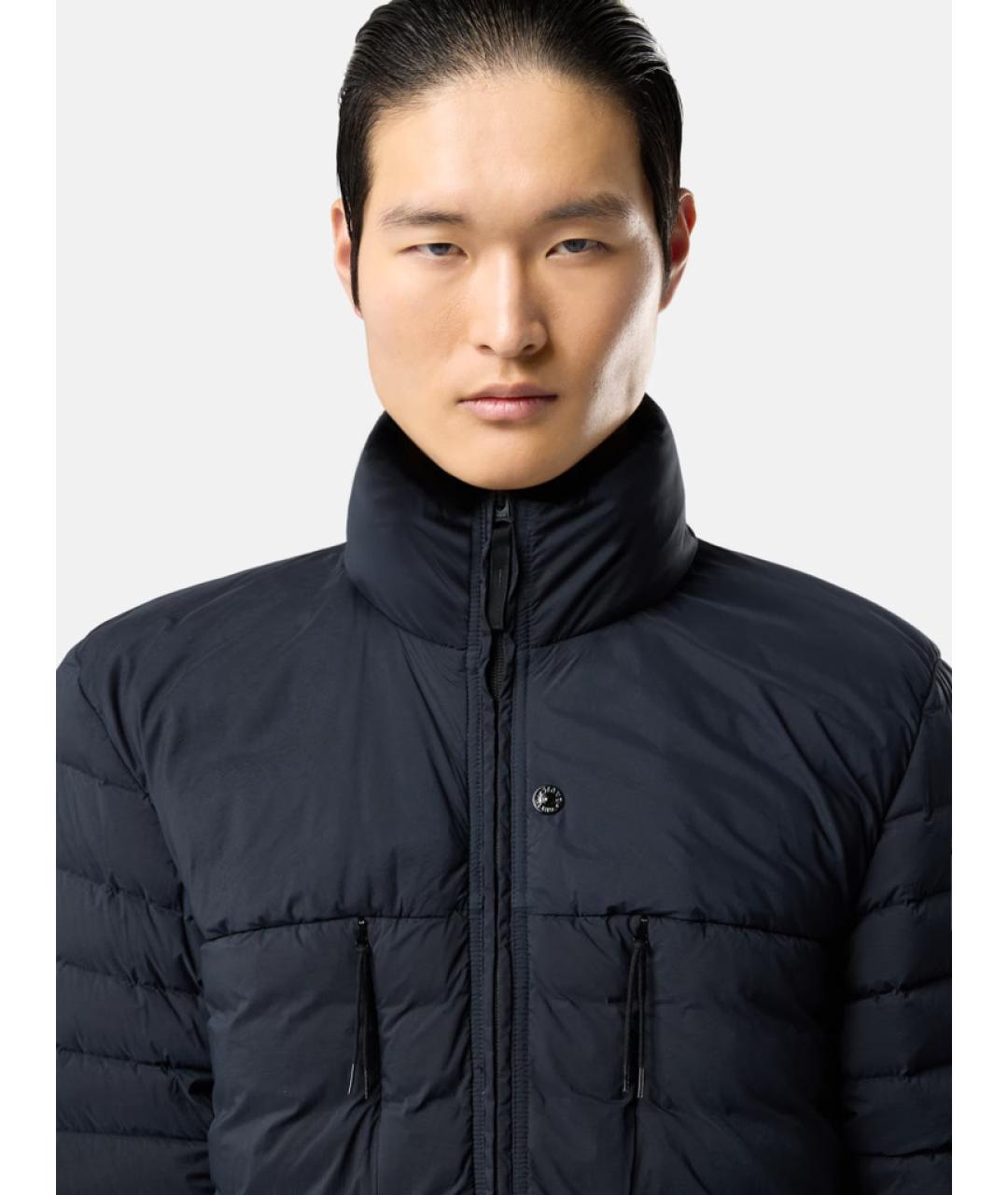 STONE ISLAND Синяя полиамидовая куртка, фото 4