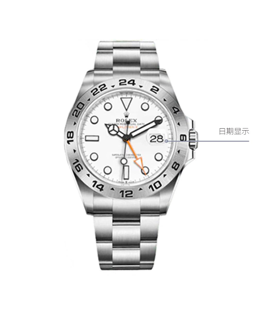 ROLEX Серебряные часы, фото 2