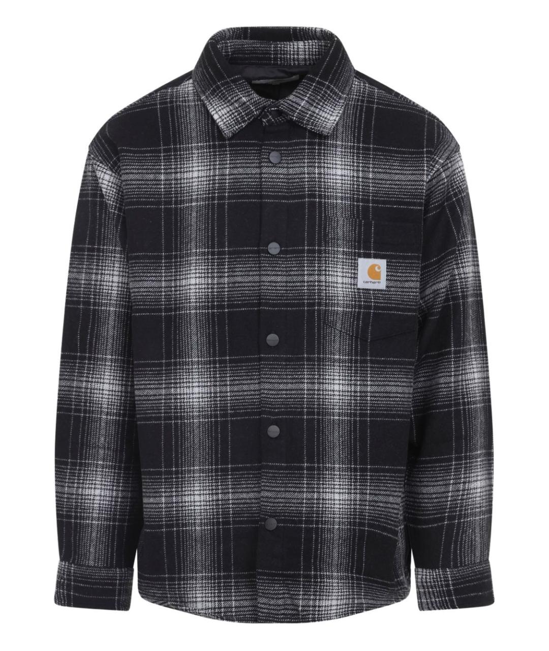 CARHARTT WIP Черная шерстяная кэжуал рубашка, фото 1