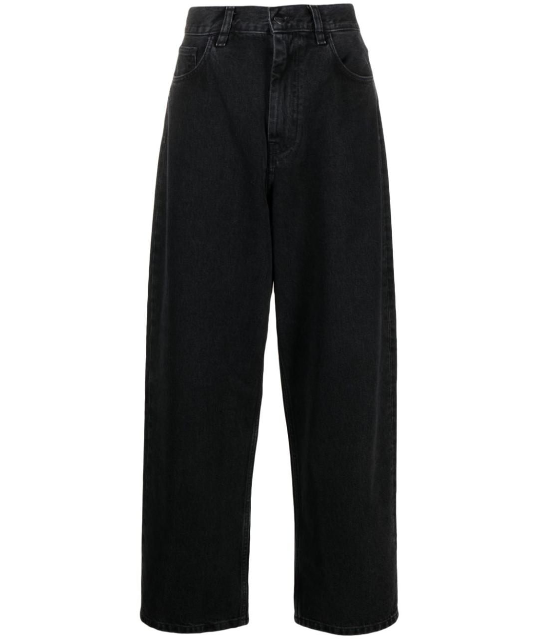 CARHARTT WIP Черные хлопковые прямые джинсы, фото 1