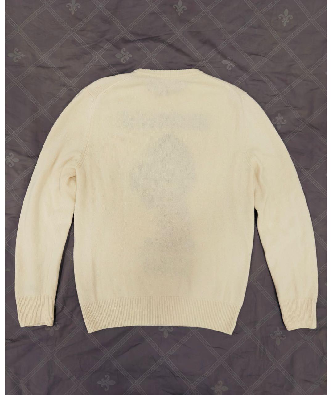 MC2 SAINT BARTH Бежевый шерстяной джемпер / свитер, фото 2