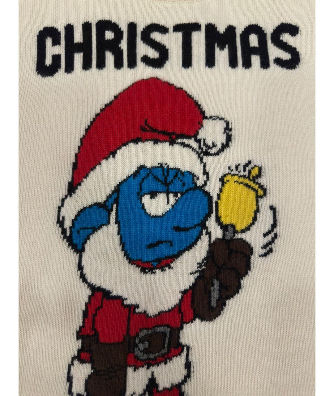 MC2 SAINT BARTH Бежевый шерстяной джемпер / свитер, фото 3