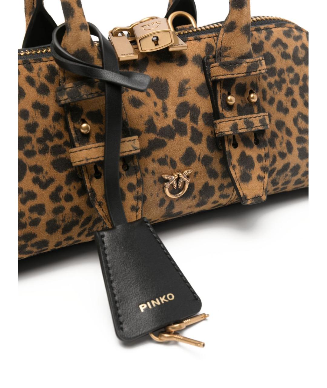 PINKO Мульти кожаная сумка с короткими ручками, фото 5