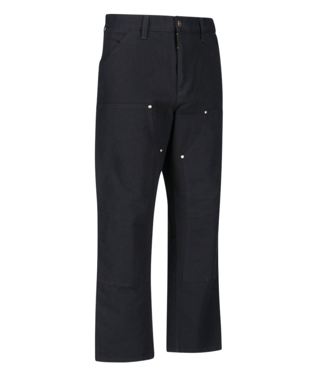 CARHARTT WIP Черные хлопковые повседневные брюки, фото 5
