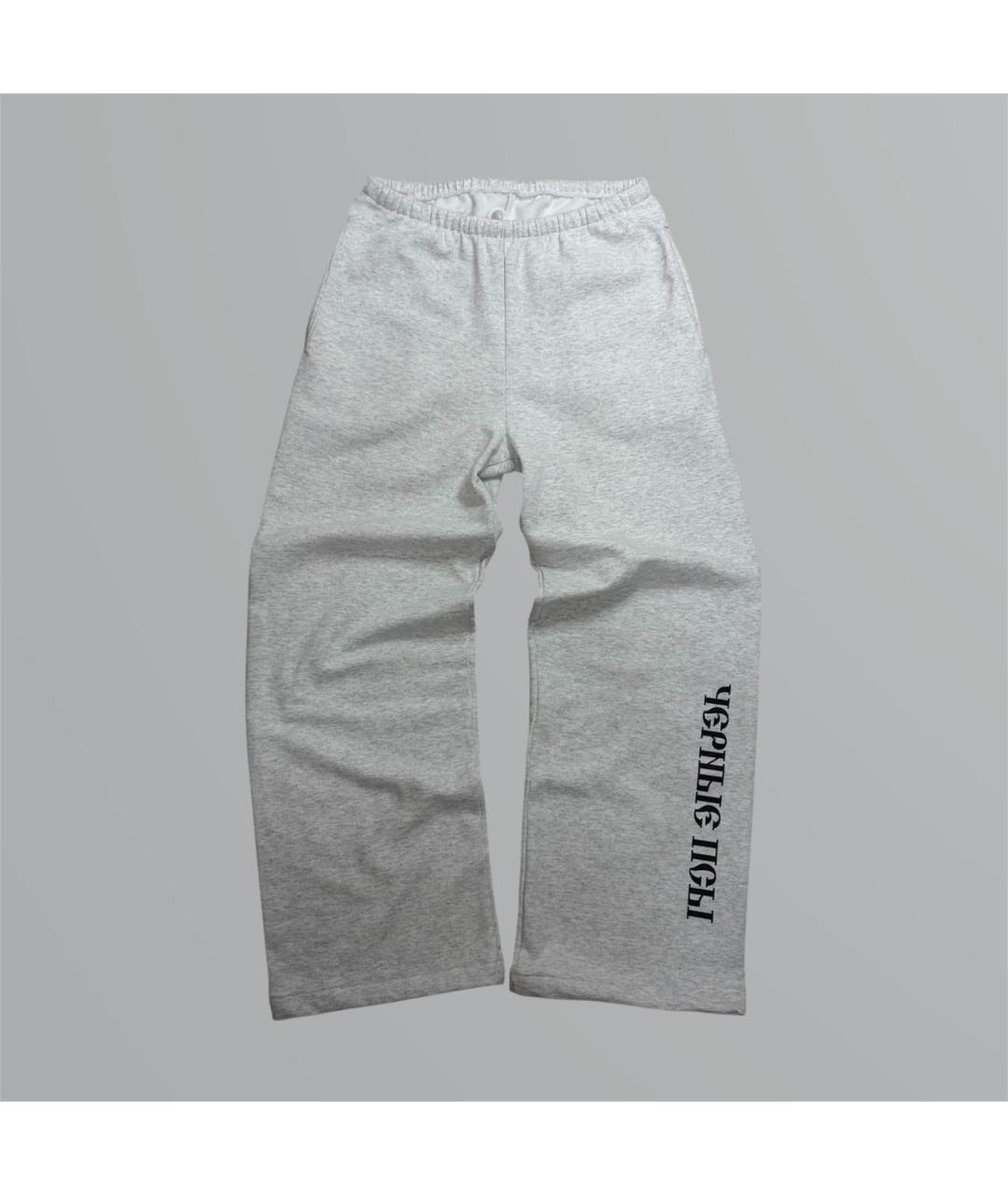 YEEZY Серые хлопковые повседневные брюки, фото 7