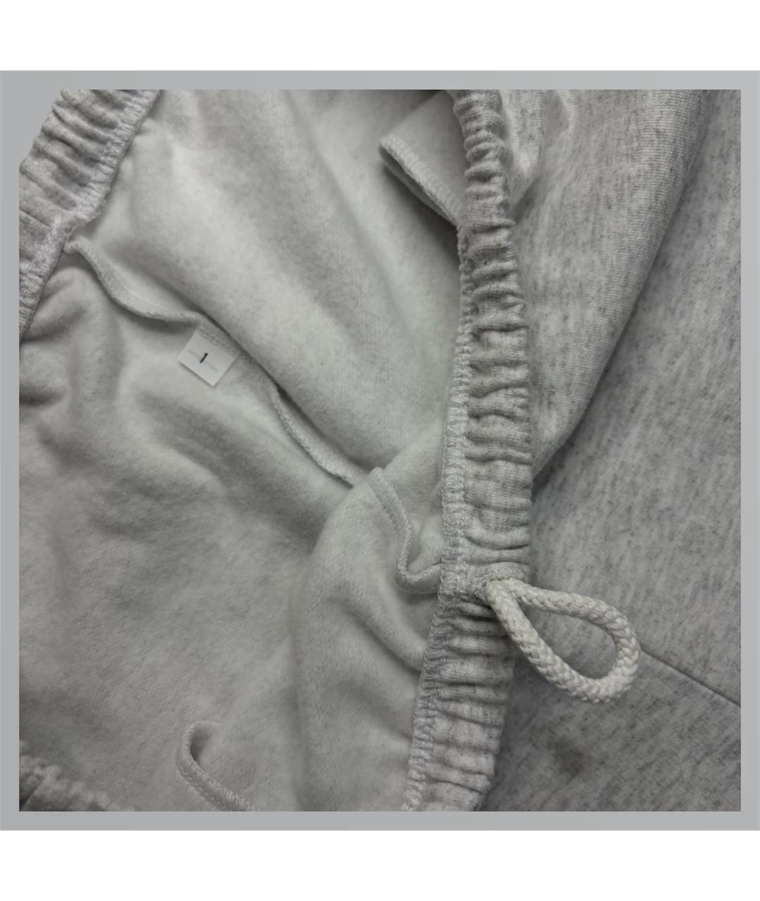 YEEZY Серые хлопковые повседневные брюки, фото 5