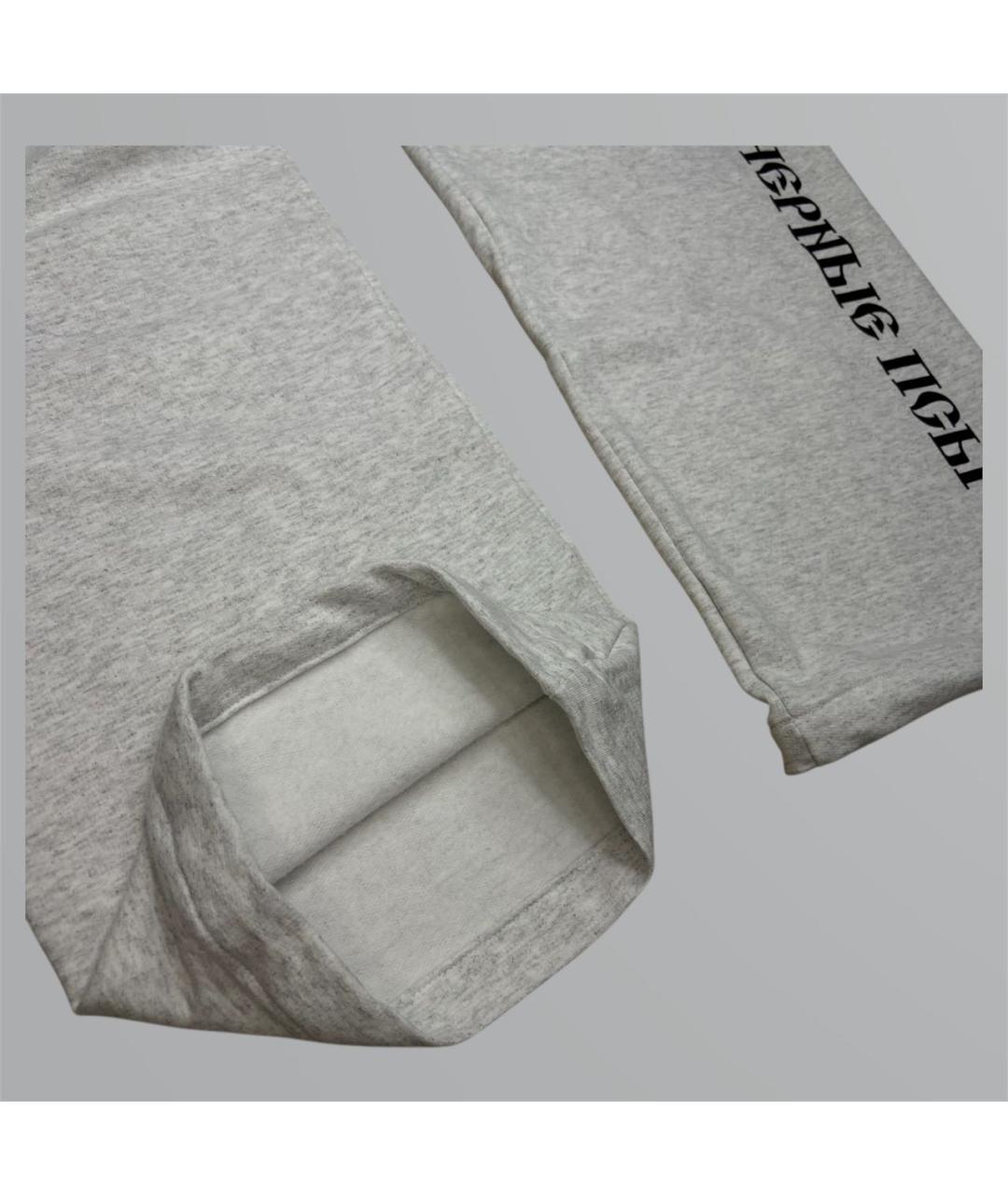 YEEZY Серые хлопковые повседневные брюки, фото 3