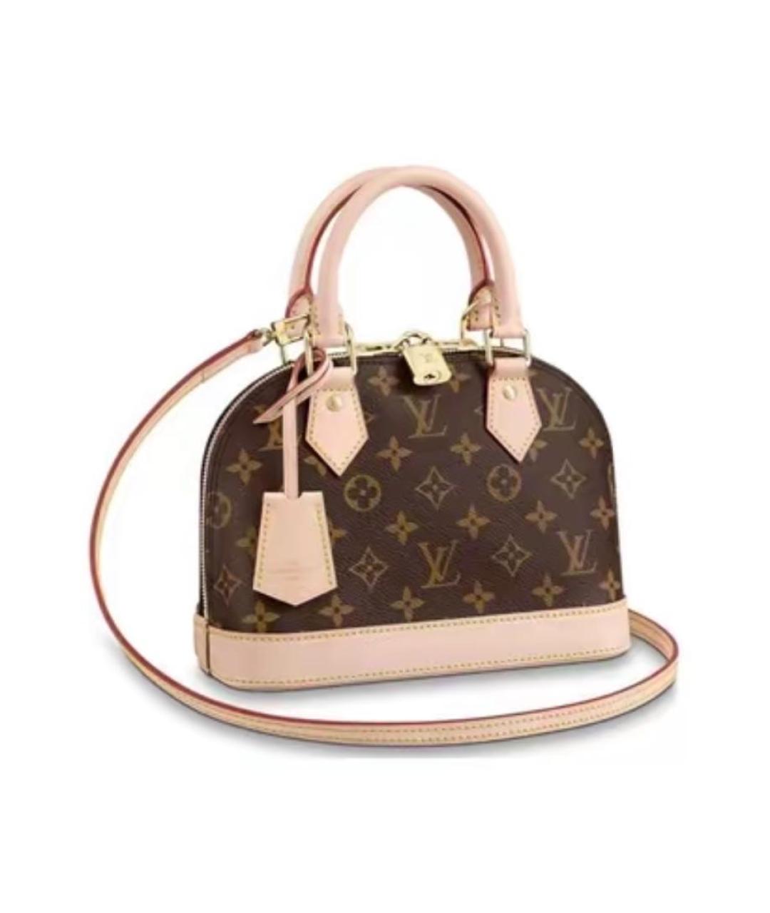 LOUIS VUITTON Бежевая кожаная сумка на плечо, фото 1