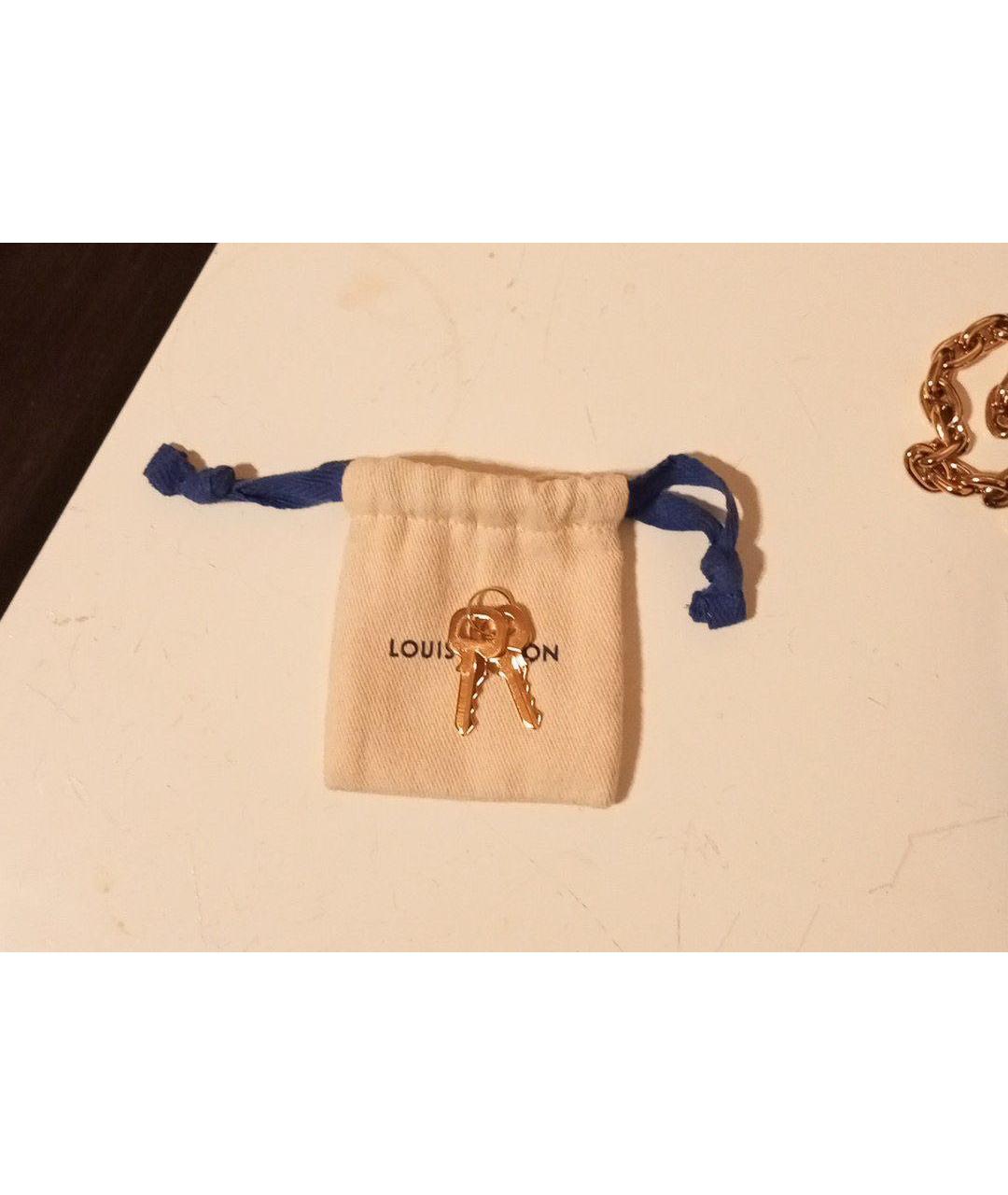 LOUIS VUITTON Коричневая кожаная сумка через плечо, фото 5