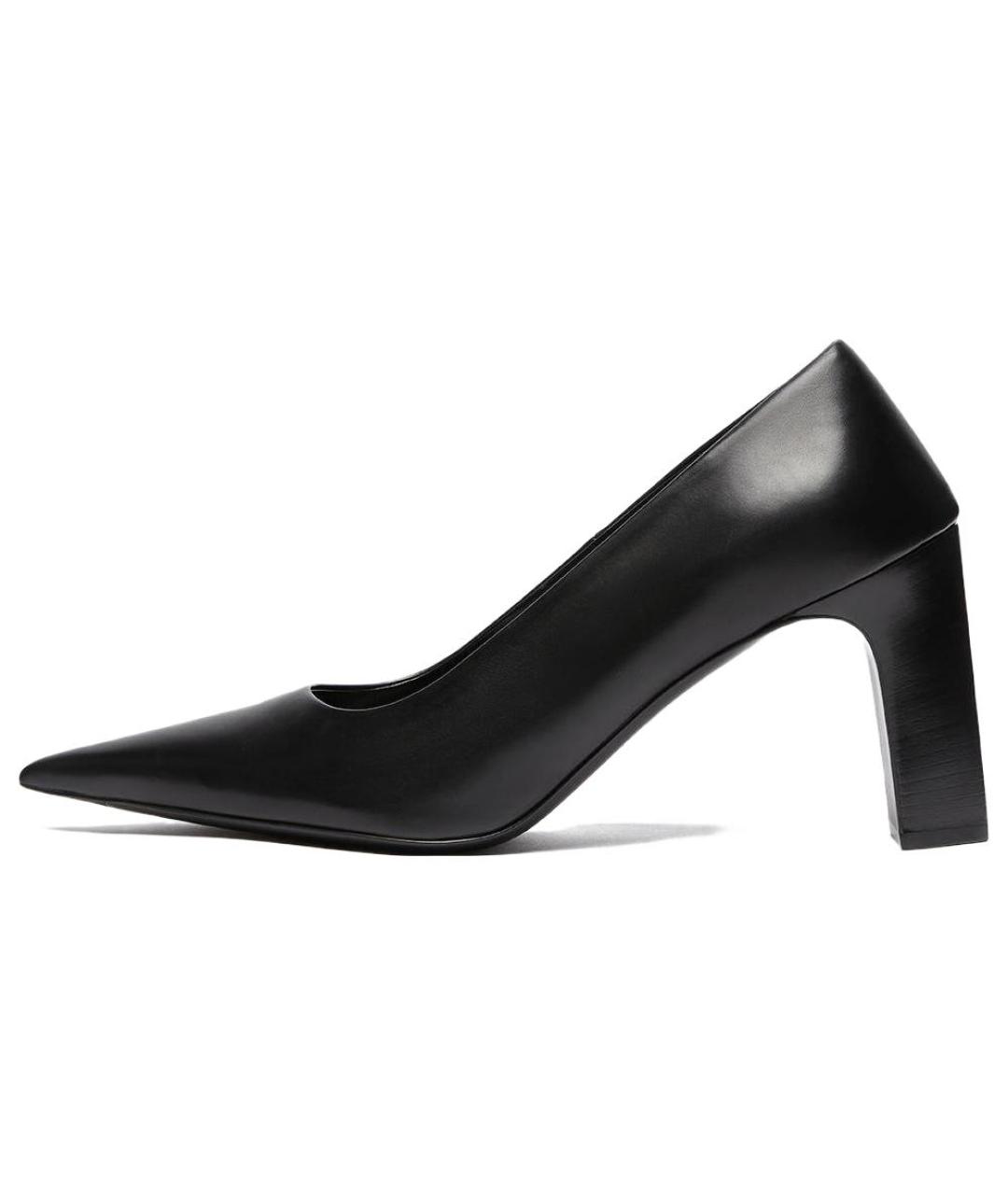 BALENCIAGA Черные кожаные туфли, фото 5