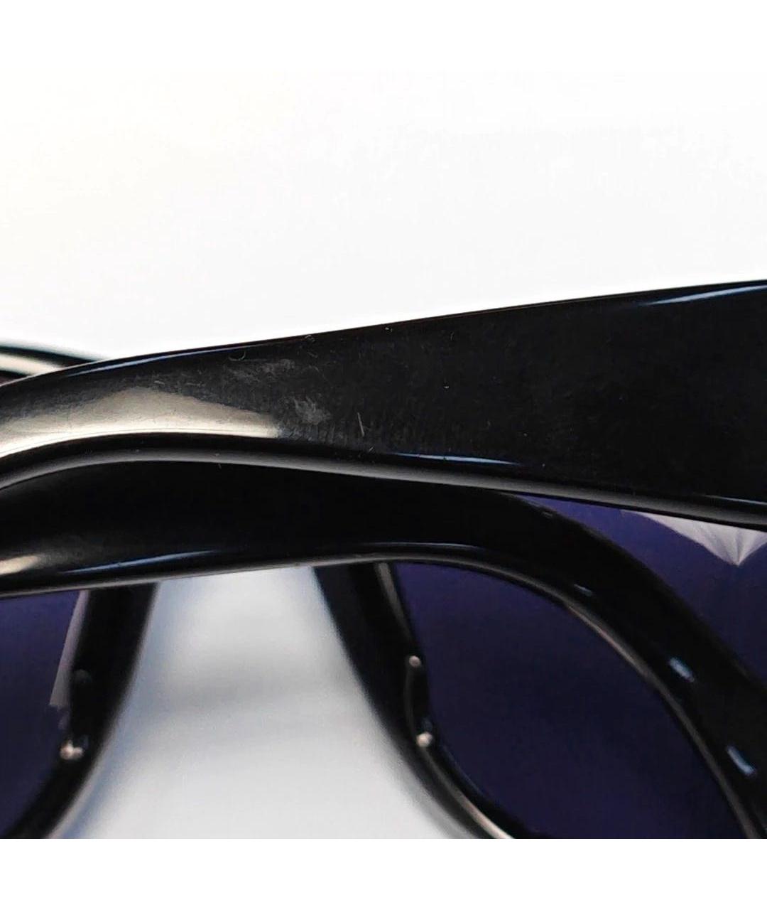 CHANEL Черные пластиковые солнцезащитные очки, фото 5