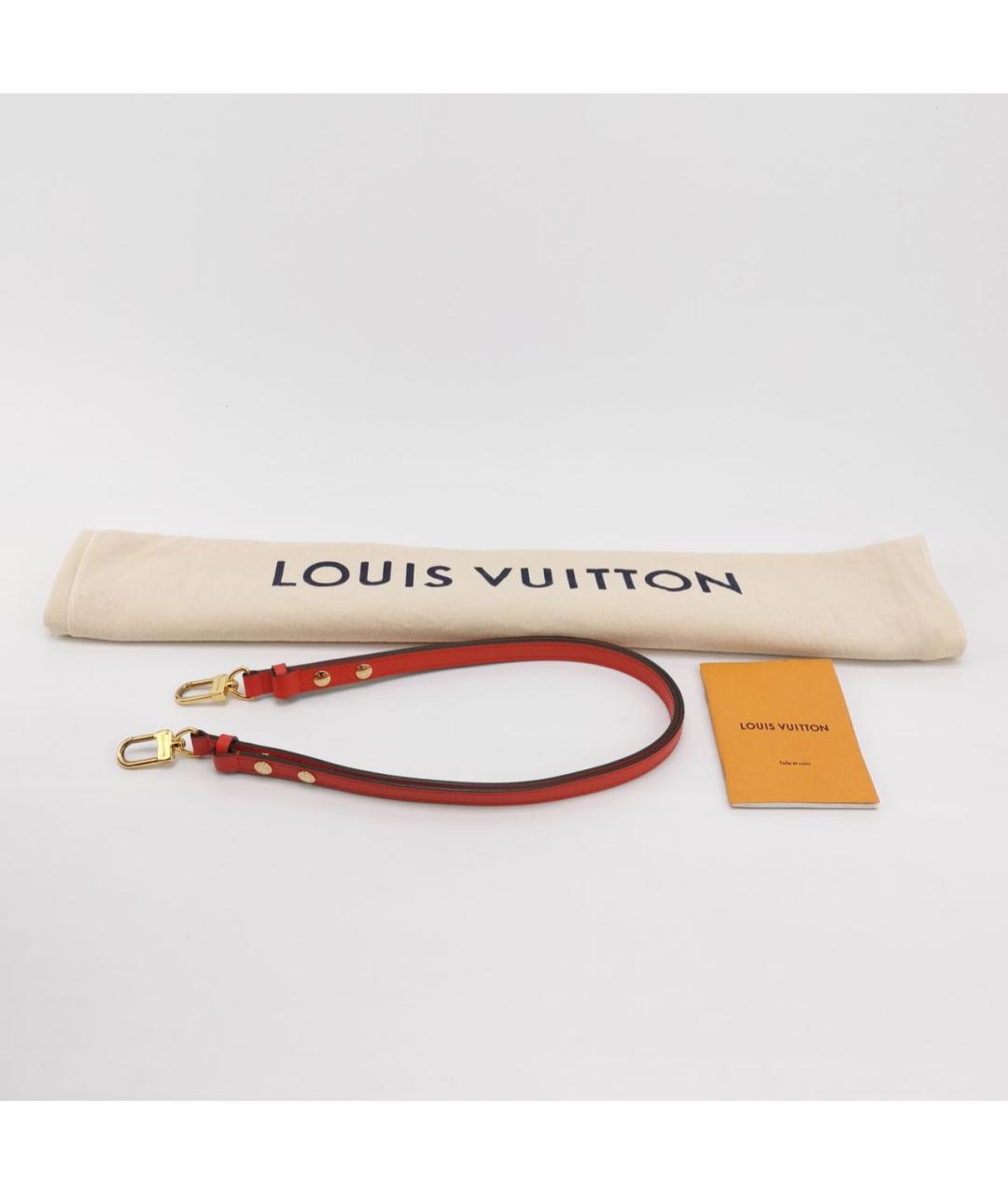 LOUIS VUITTON Коричневая кожаная сумка тоут, фото 8