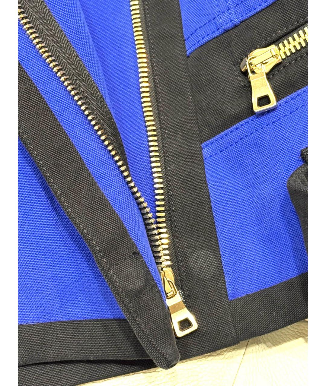 BALMAIN Синяя хлопковая куртка, фото 5