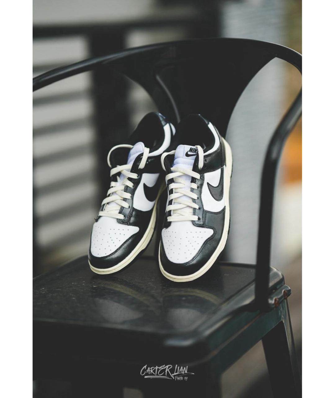 NIKE Черные кожаные кроссовки, фото 2