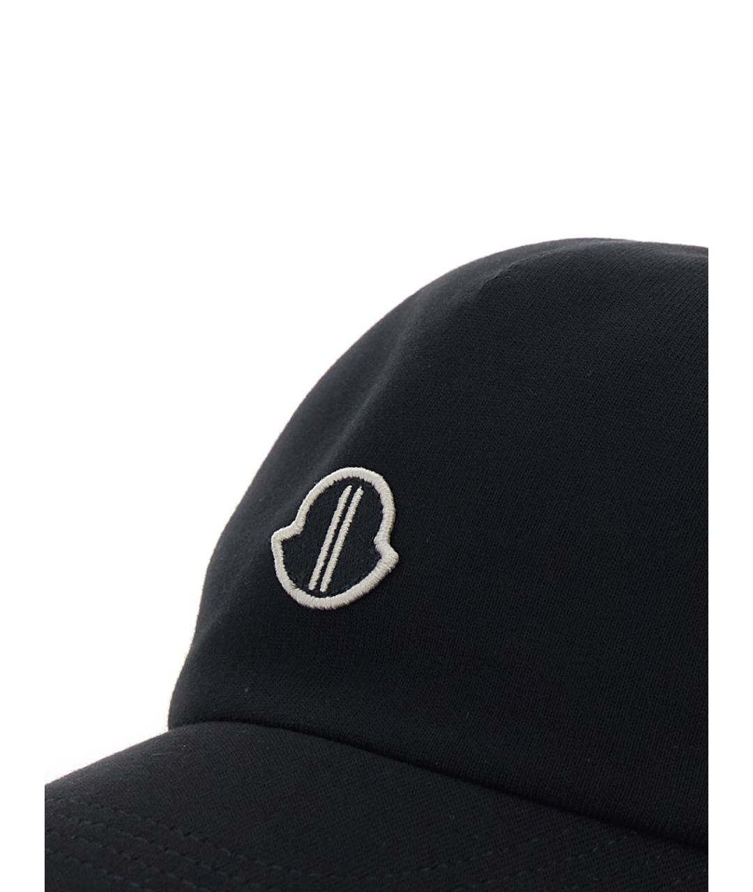 RICK OWENS Черная хлопковая кепка, фото 3