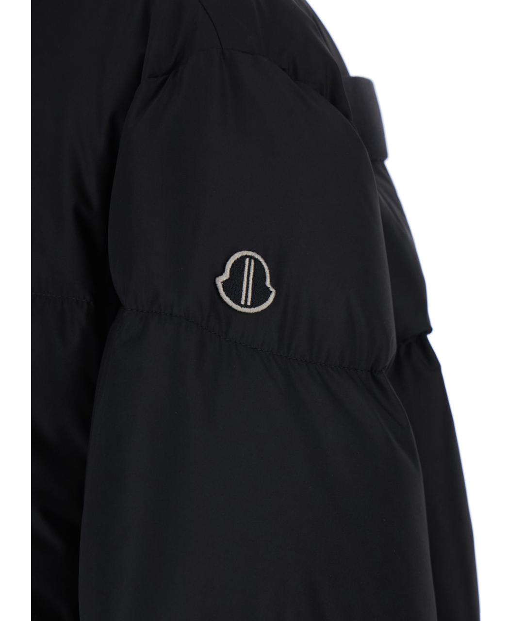 RICK OWENS Черный полиэстеровый пуховик, фото 3