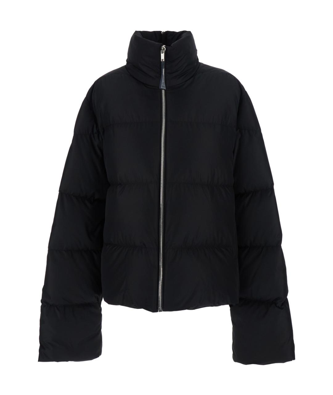 RICK OWENS Черный полиэстеровый пуховик, фото 1