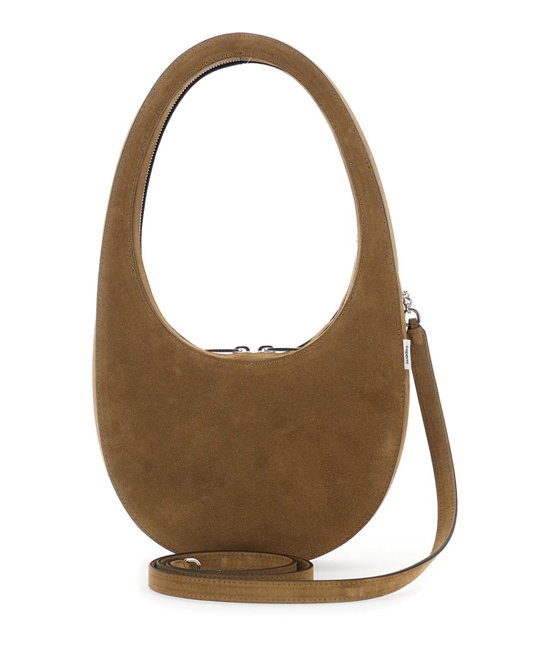 COPERNI Коричневая кожаная сумка через плечо, фото 2