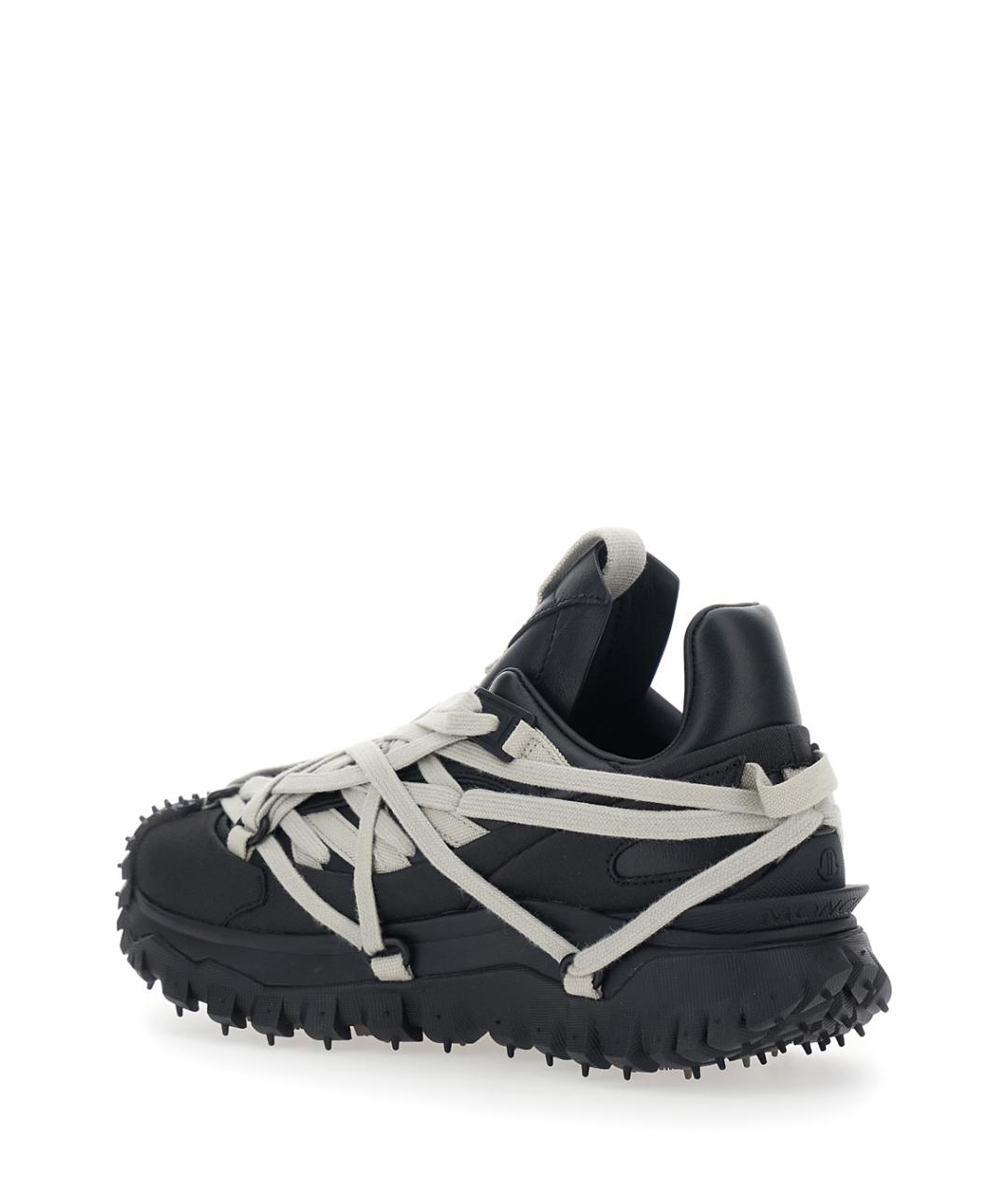 RICK OWENS Черные кожаные кроссовки, фото 3