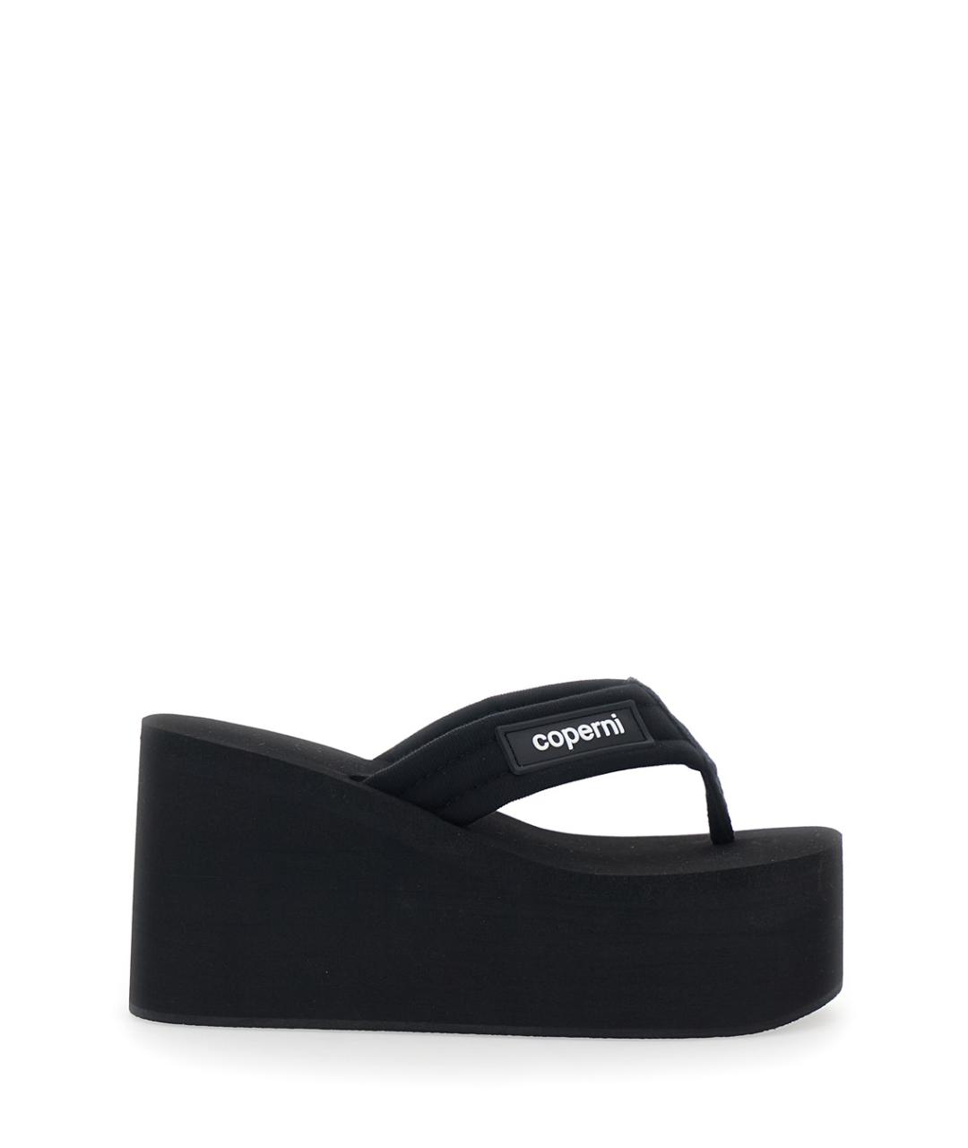 COPERNI Черные резиновые шлепанцы, фото 1