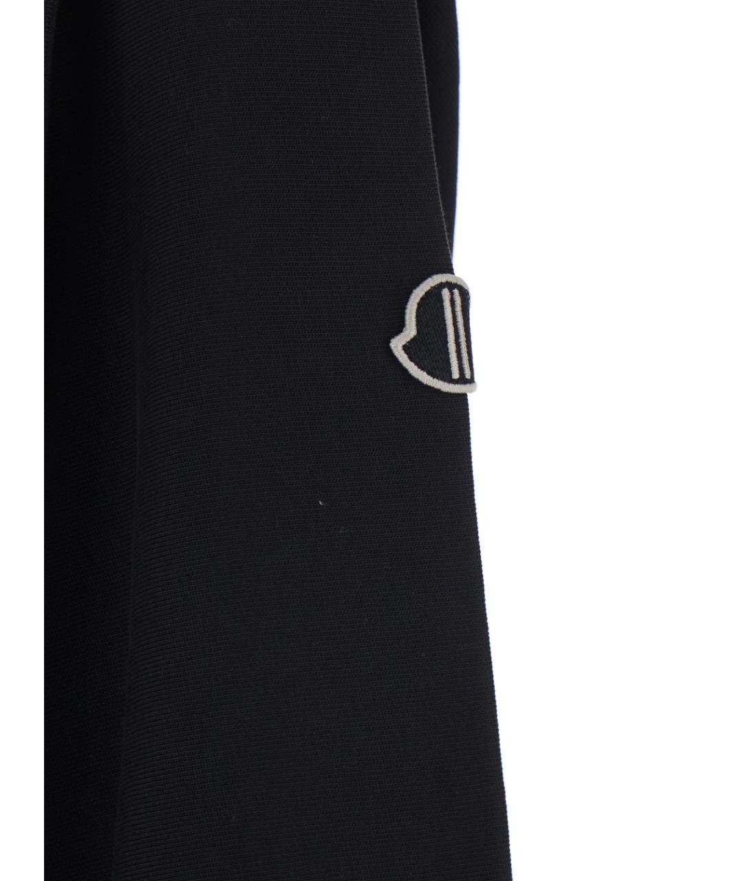 RICK OWENS Черная хлопковая футболка, фото 3