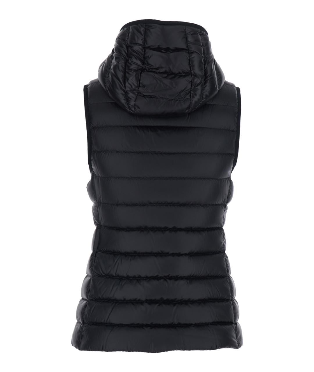 MONCLER Черный полиамидовый жилет, фото 2