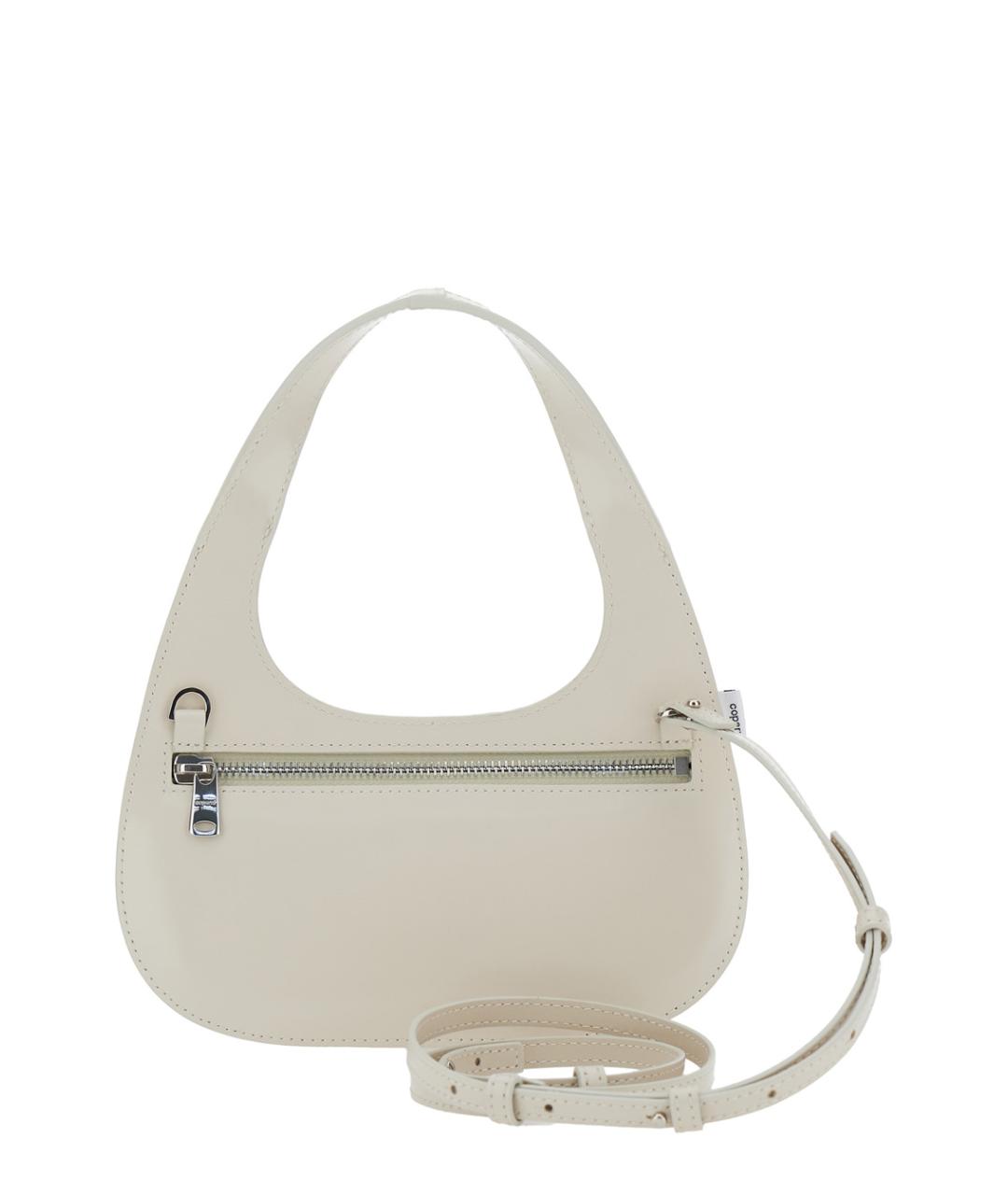 COPERNI Белая кожаная сумка через плечо, фото 2