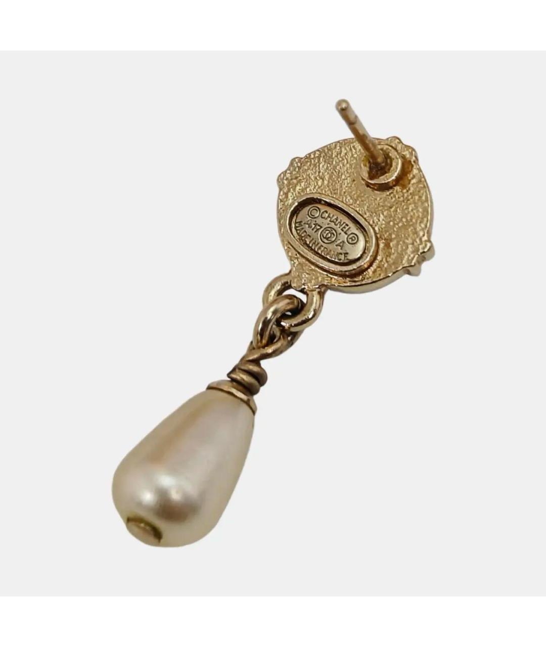 CHANEL Черные серьги, фото 3