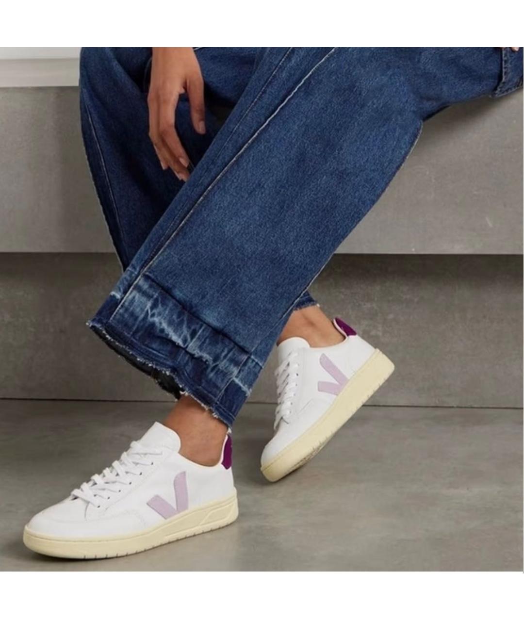 VEJA Белые кожаные кеды, фото 7